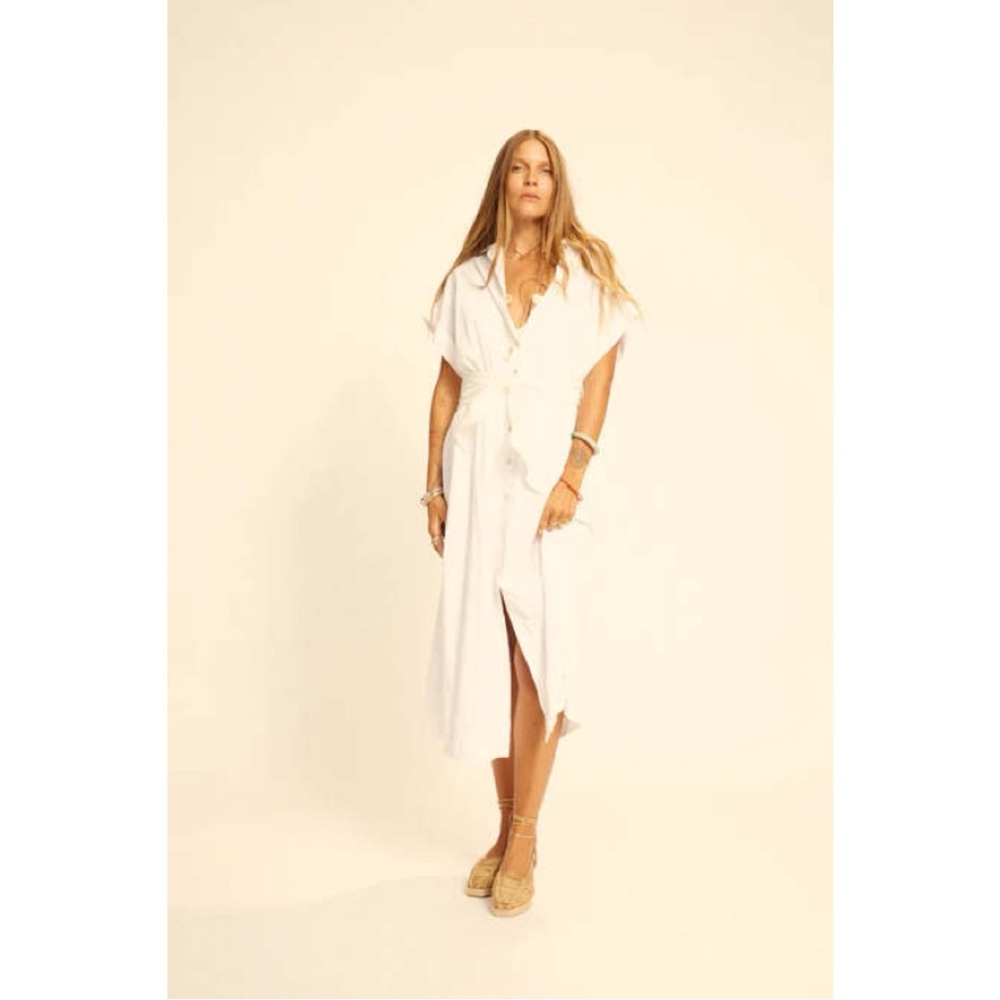 Natalie Martin Harper Maxi Cotton Dress NWT XS - Picture 3 of 6